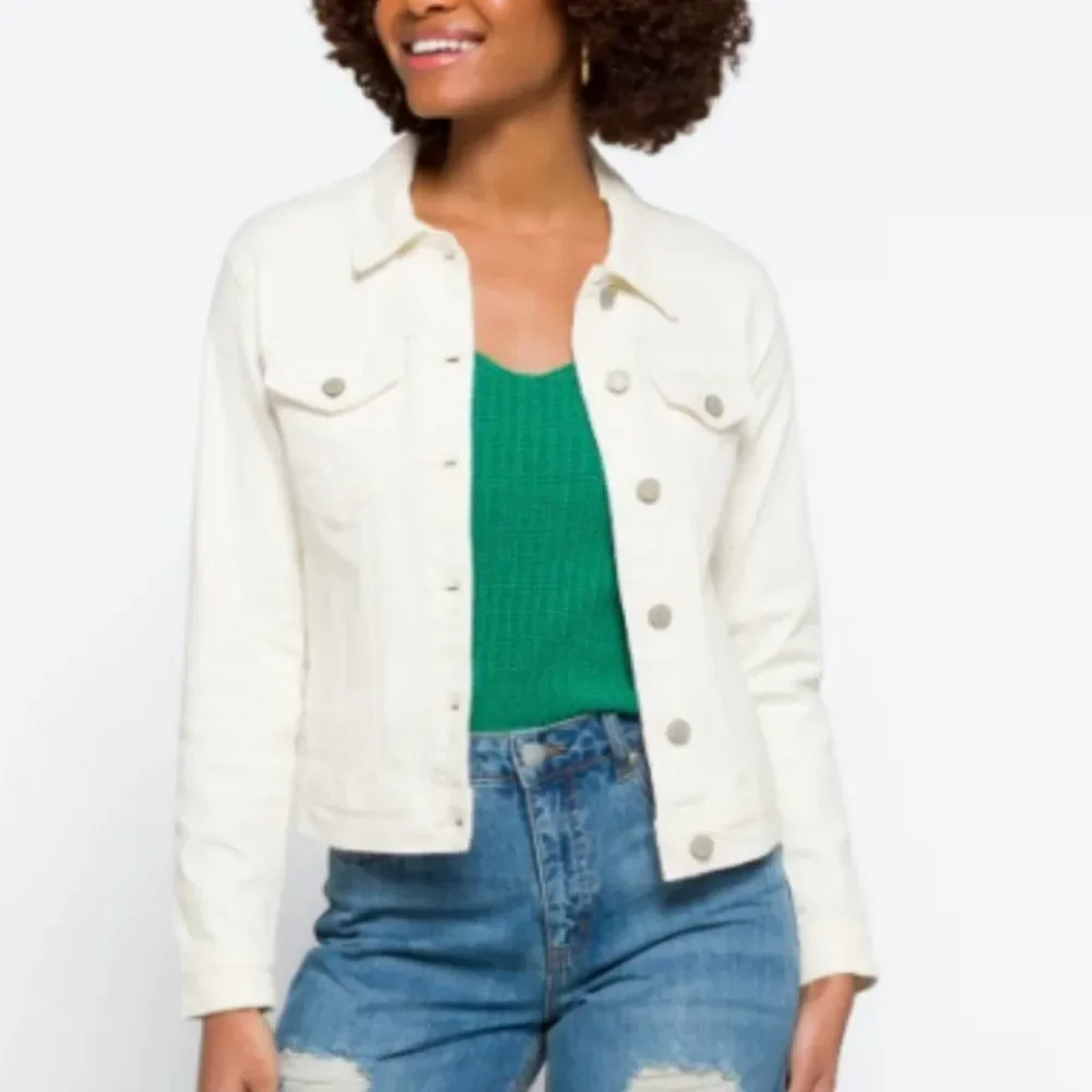 Prosperity Jolene Stretch Colored Denim Jacket NAVY XL Stitch Fix NWT